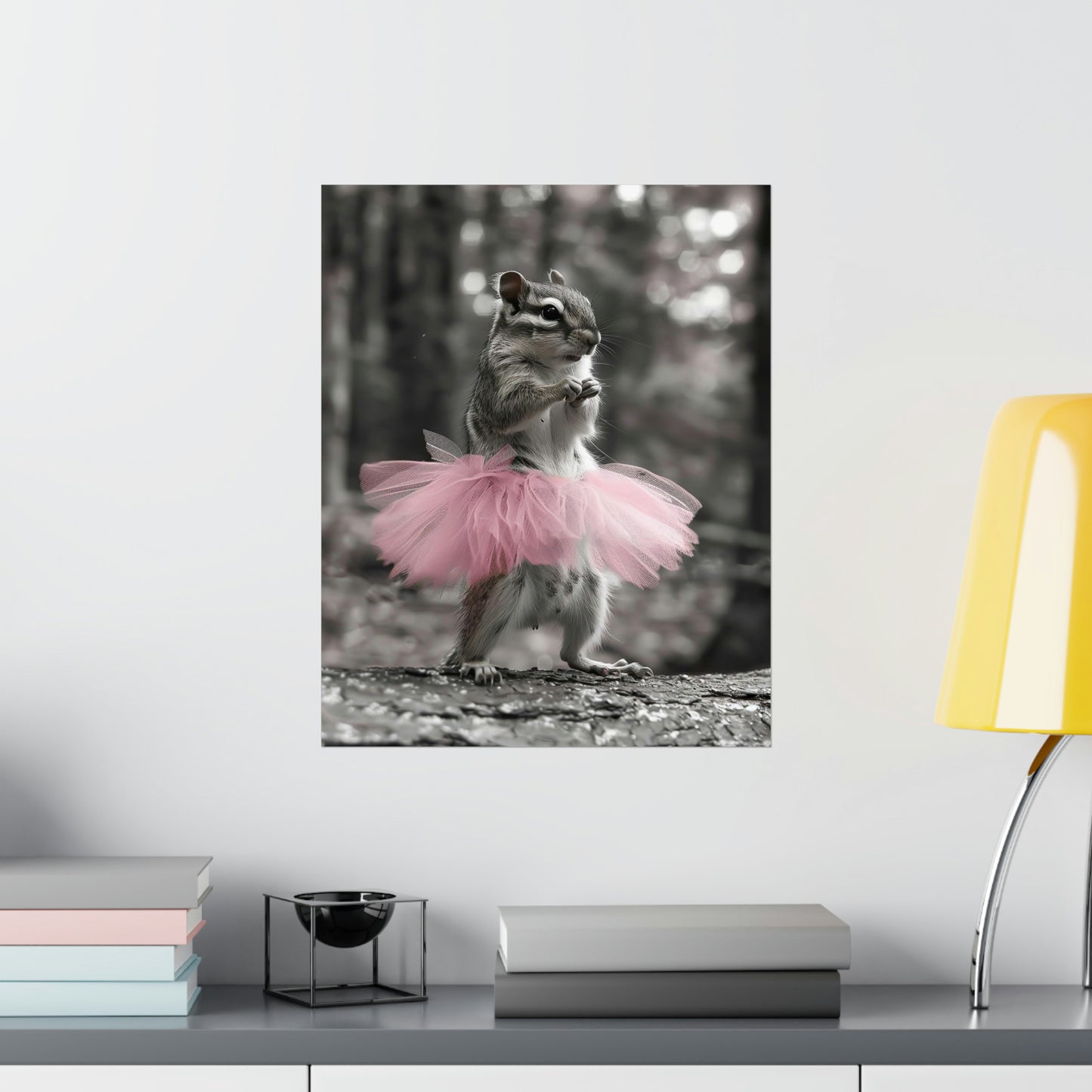Chipmunk Tutu, Chipmunk Wall Art