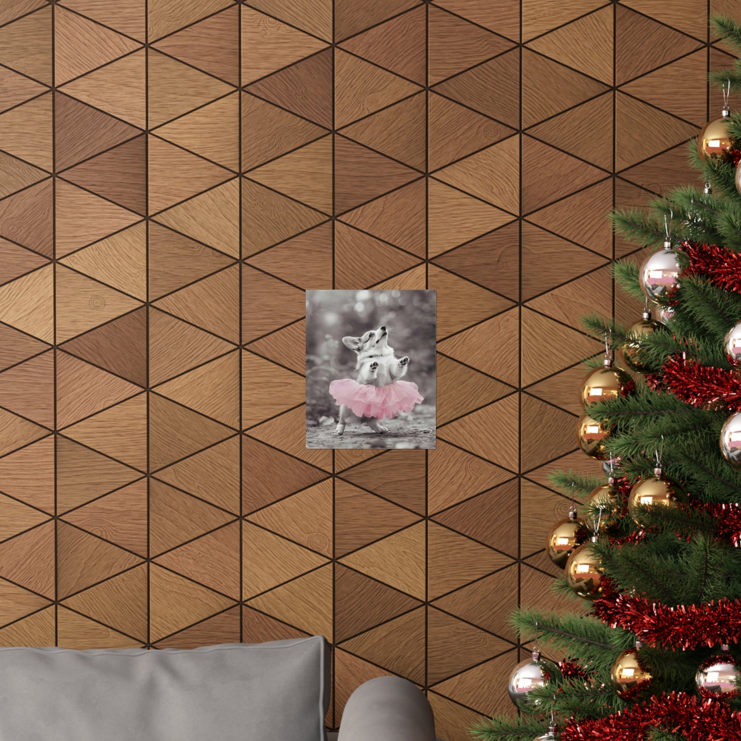 Corgi Tutu, Corgi Wall Art