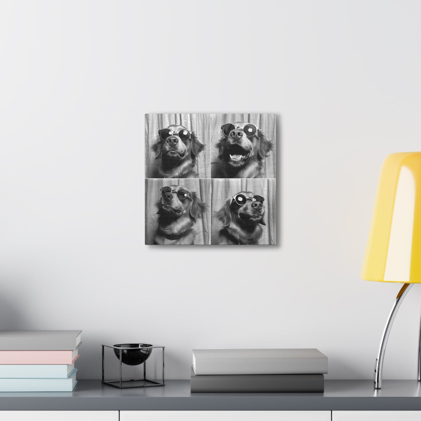 Golden Retriever Photo Booth Canvas