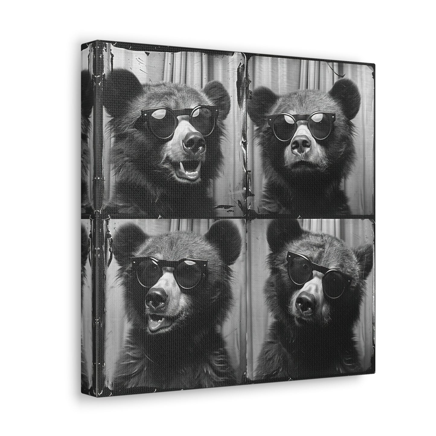 Bear Photo Booth Canvas