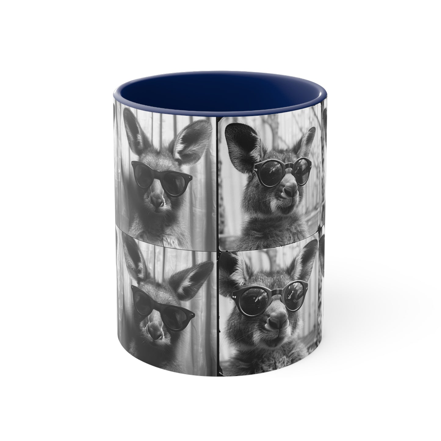 Kangroo Photo Booth Accent Coffee Mug, 11oz