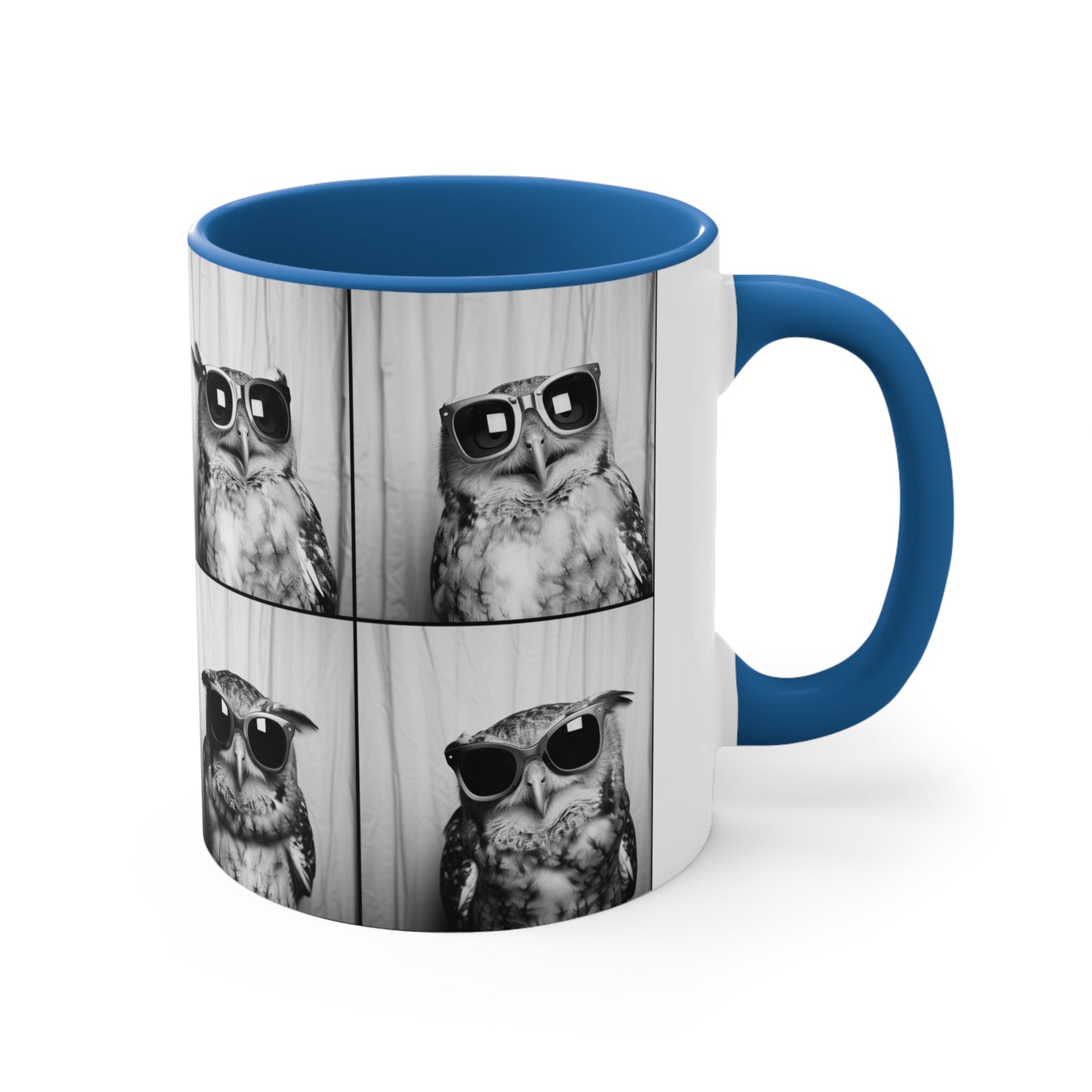 Owl Photo Booth Accent Coffee Mug, 11oz