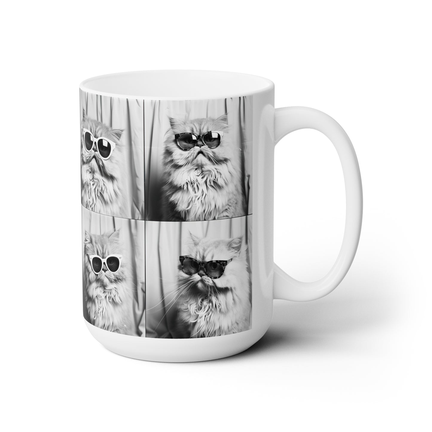 Persian Cat Photo Booth Accent Coffee Mug, 11oz
