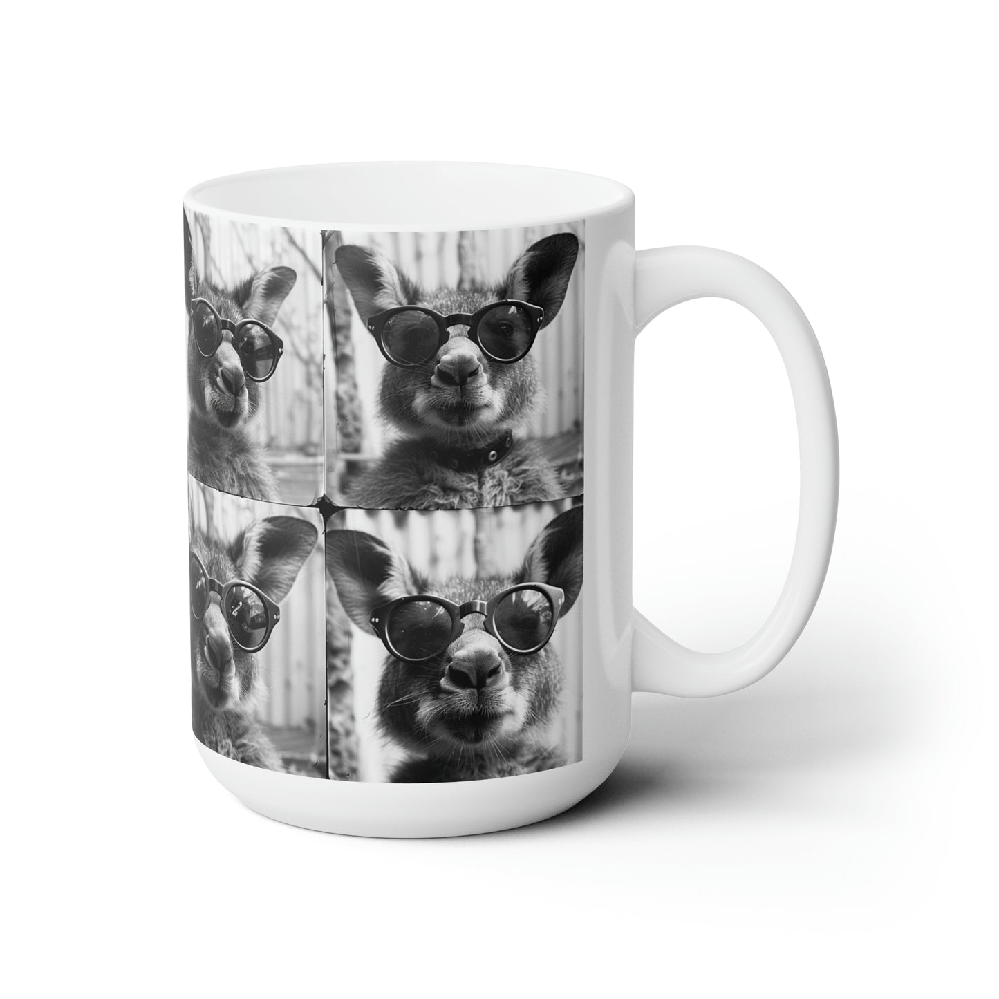 Kangroo Photo Booth Accent Coffee Mug, 11oz