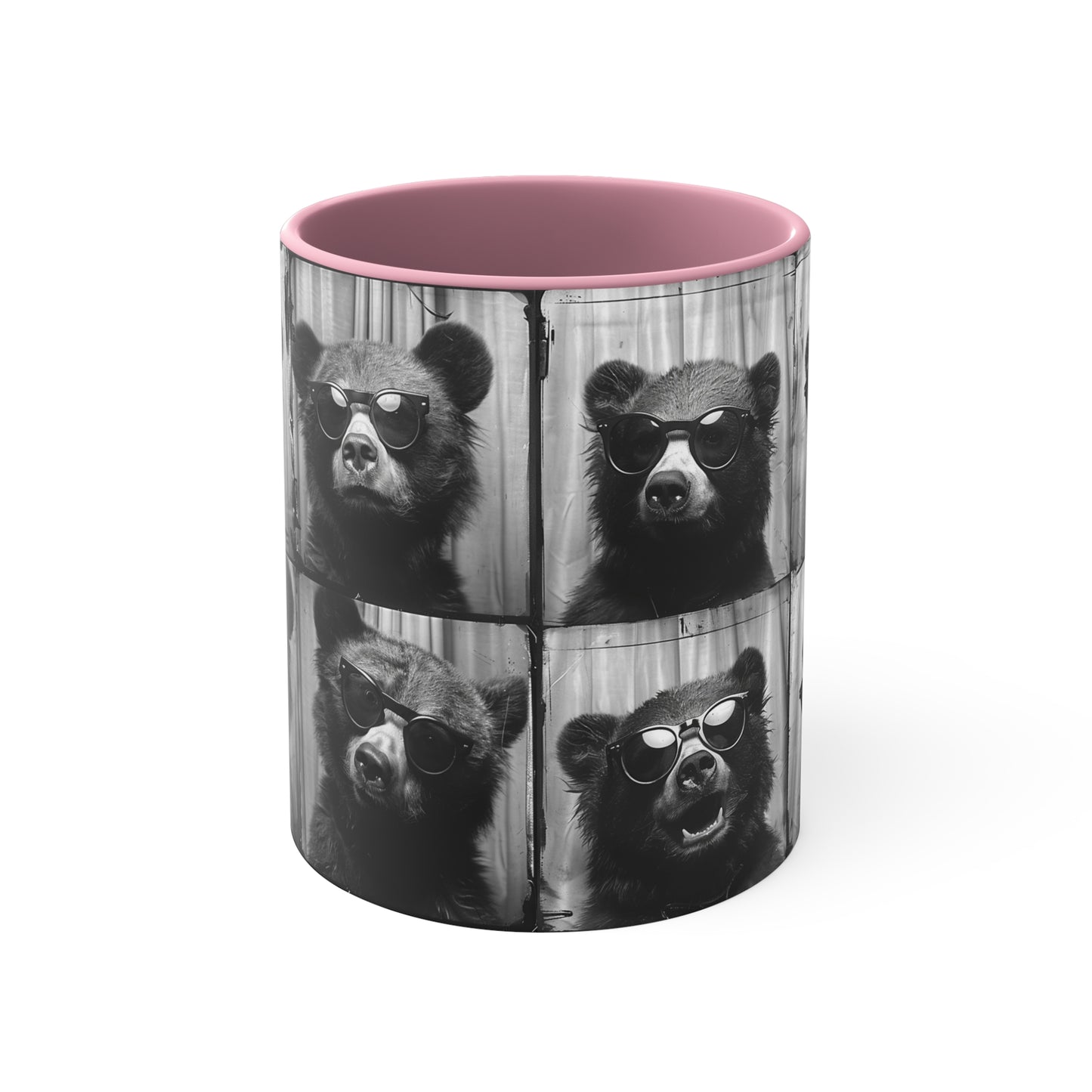 Bear Photo Booth Accent Coffee Mug, 11oz