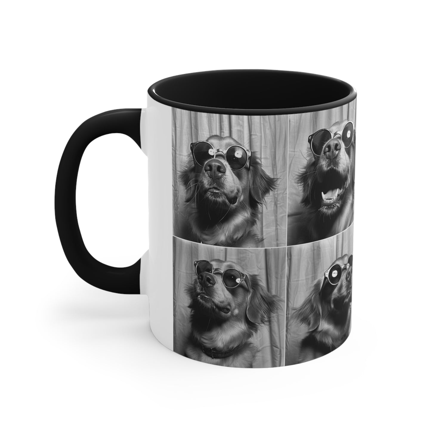 Golden Retriever Photo Booth Accent Coffee Mug, 11oz