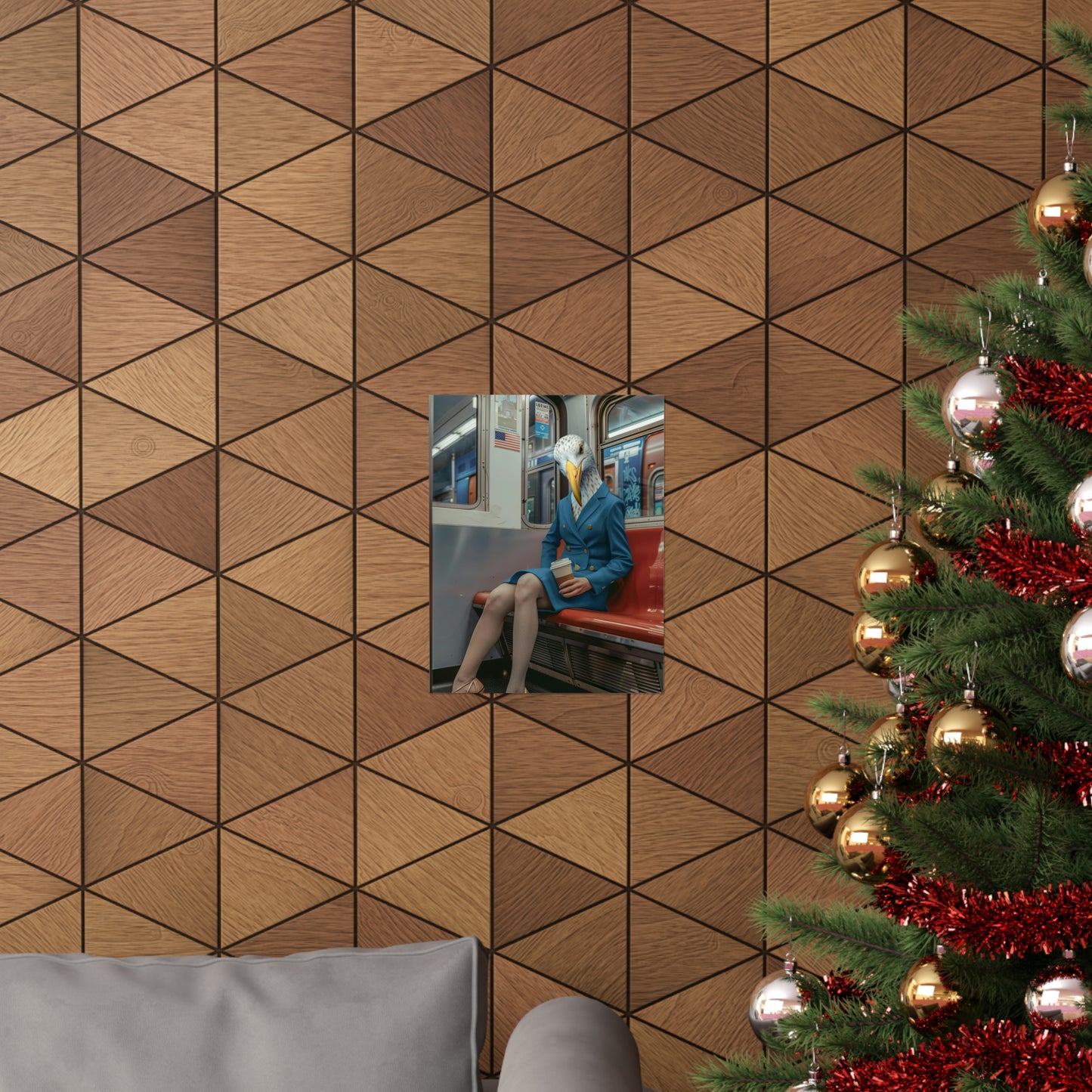 Seagull in NY Subway, Seagull Wall Art