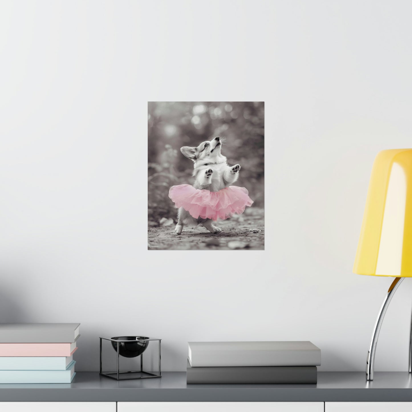 Corgi Tutu, Corgi Wall Art