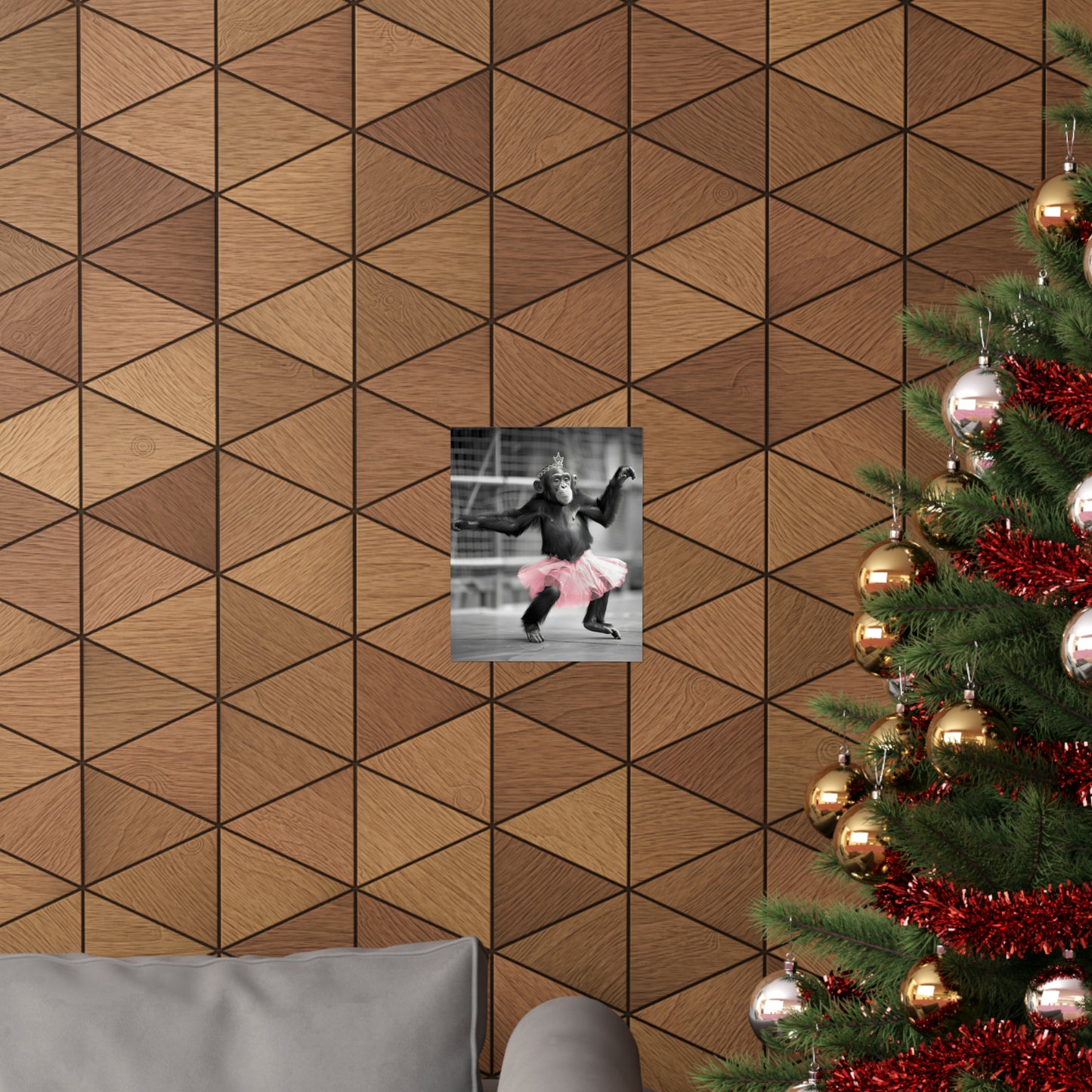 Monkey Tutu, Monkey Wall Art