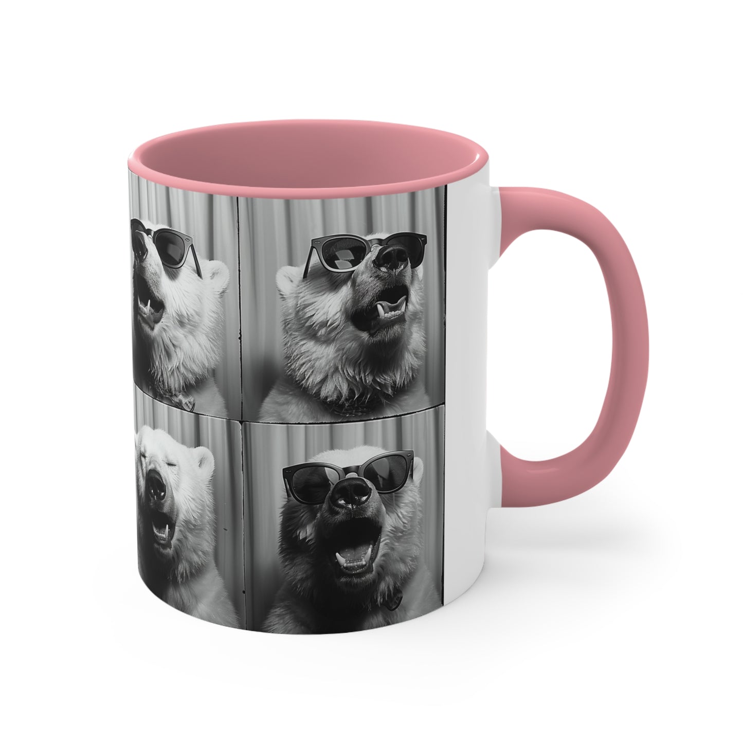 Polar Bear Photo Booth Accent Coffee Mug, 11oz