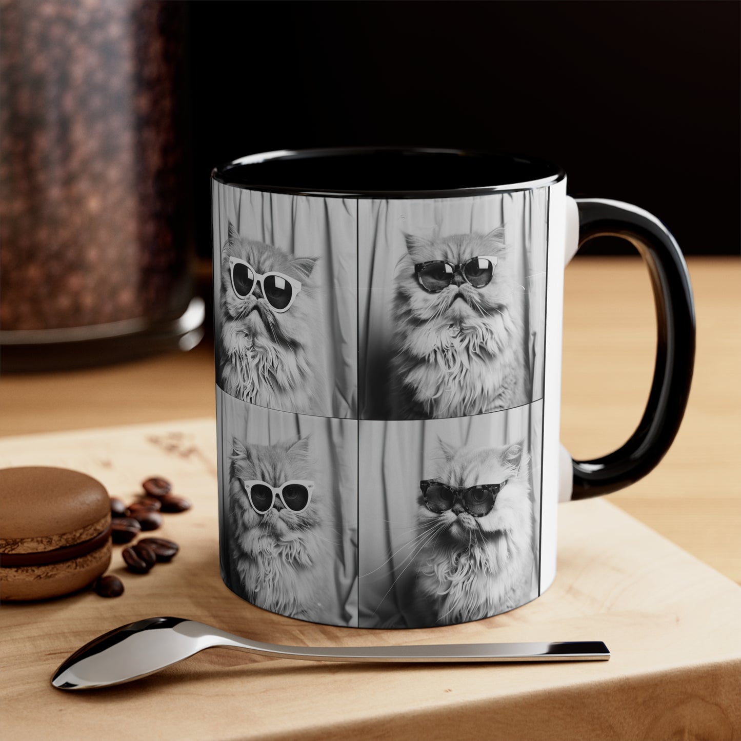 Persian Cat Photo Booth Accent Coffee Mug, 11oz