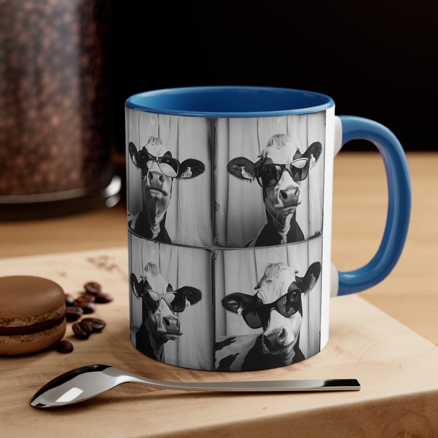 Cow Photo Booth Accent Coffee Mug, 11oz