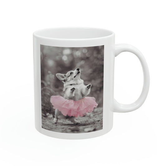 Corgi Ceramic Mug, 11oz