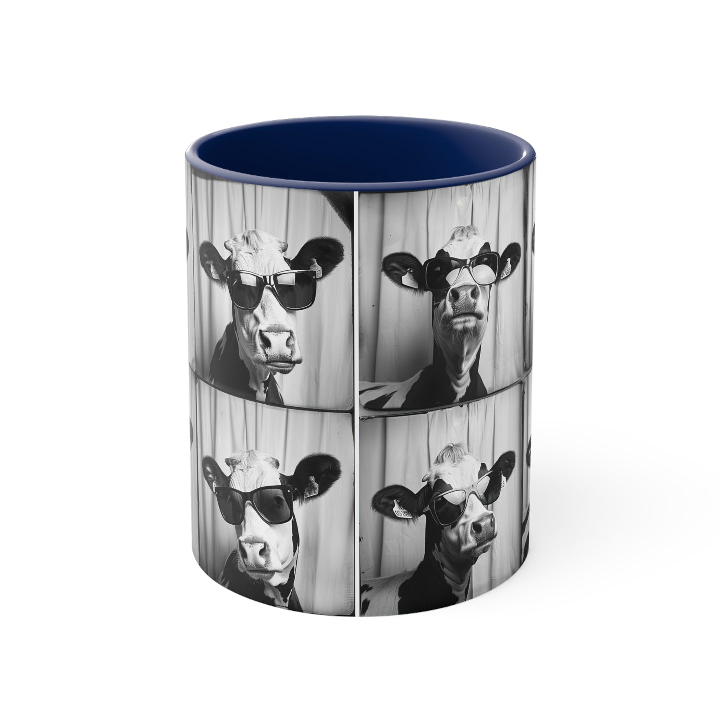 Cow Photo Booth Accent Coffee Mug, 11oz