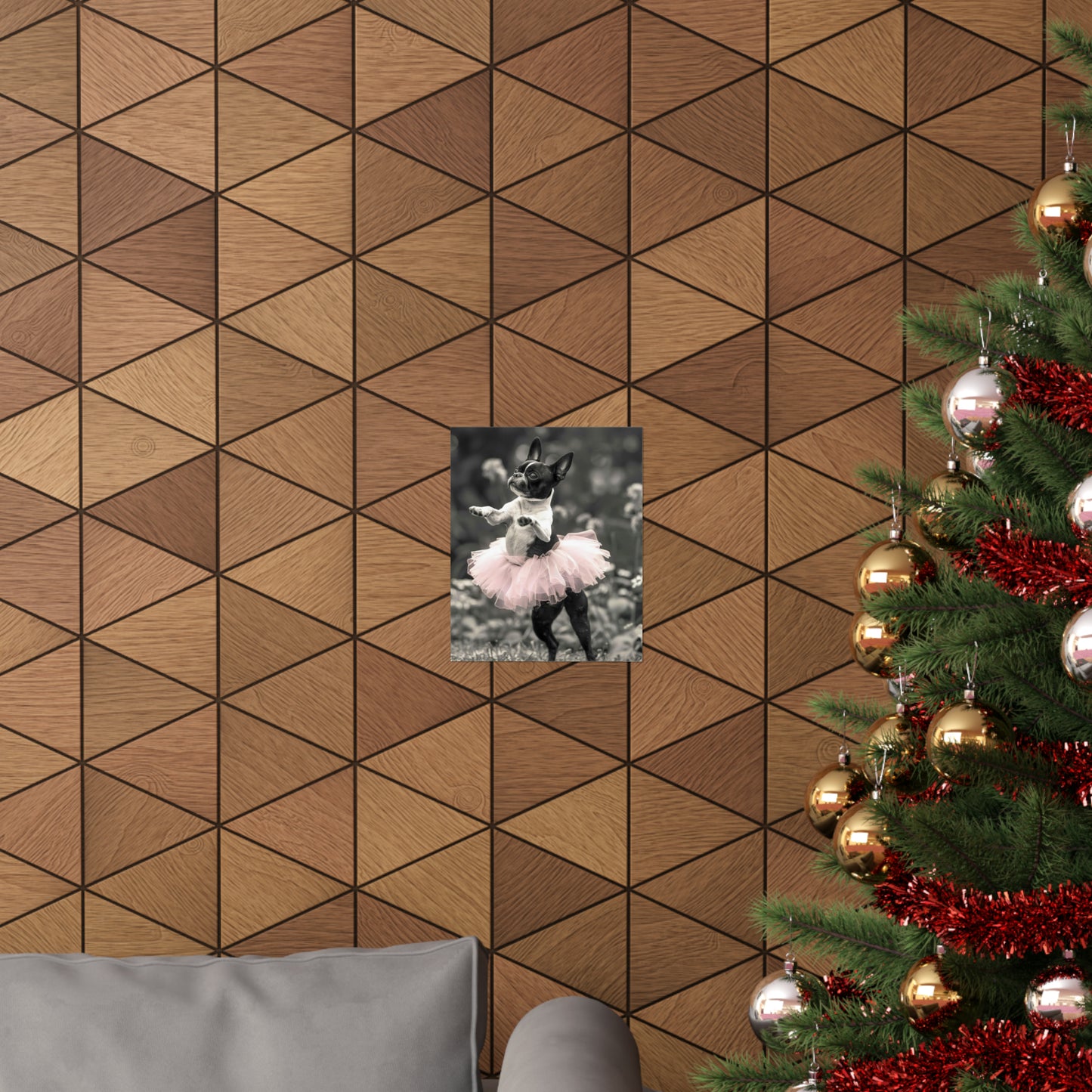 Boston Terrier Tutu, Boston Terrier Wall Art