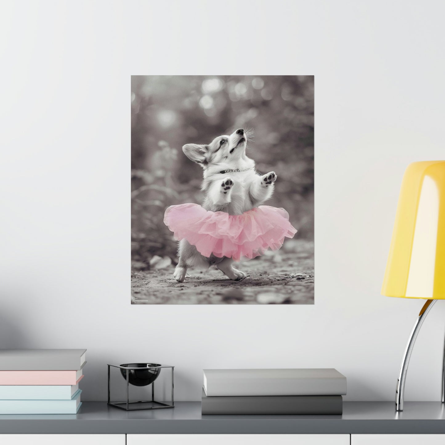 Corgi Tutu, Corgi Wall Art