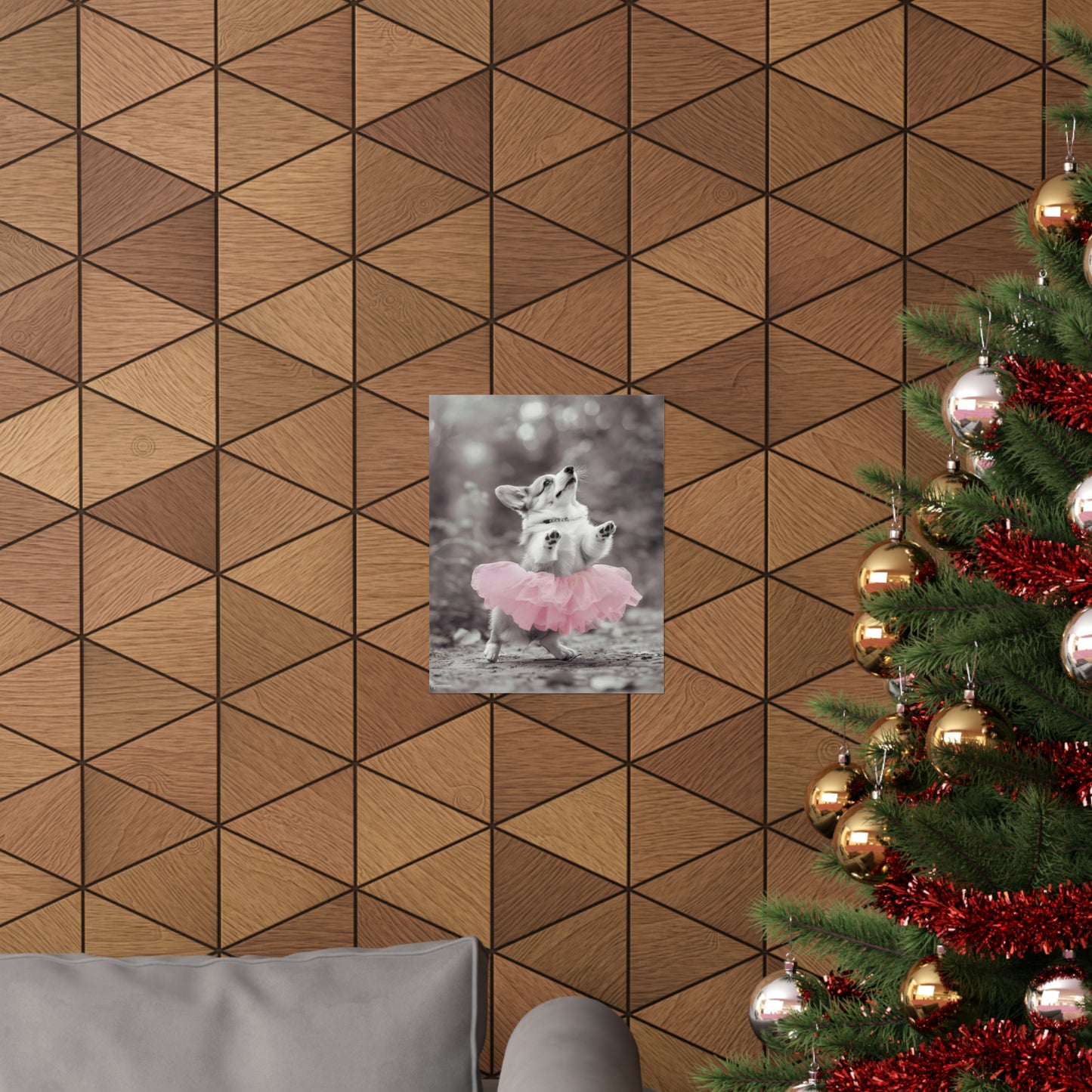 Corgi Tutu, Corgi Wall Art