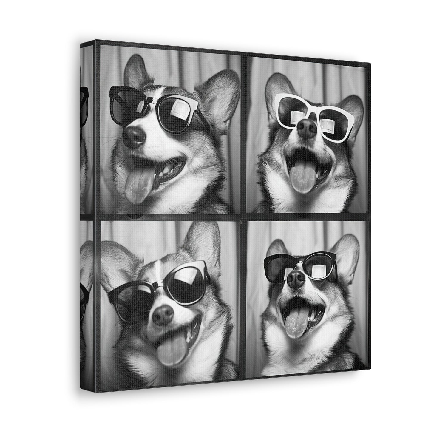 Corgi Photo Booth Canvas