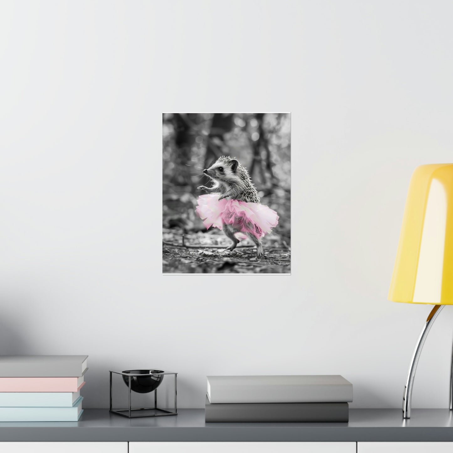 Hedgehock Tutu, Hedgehock Wall Art