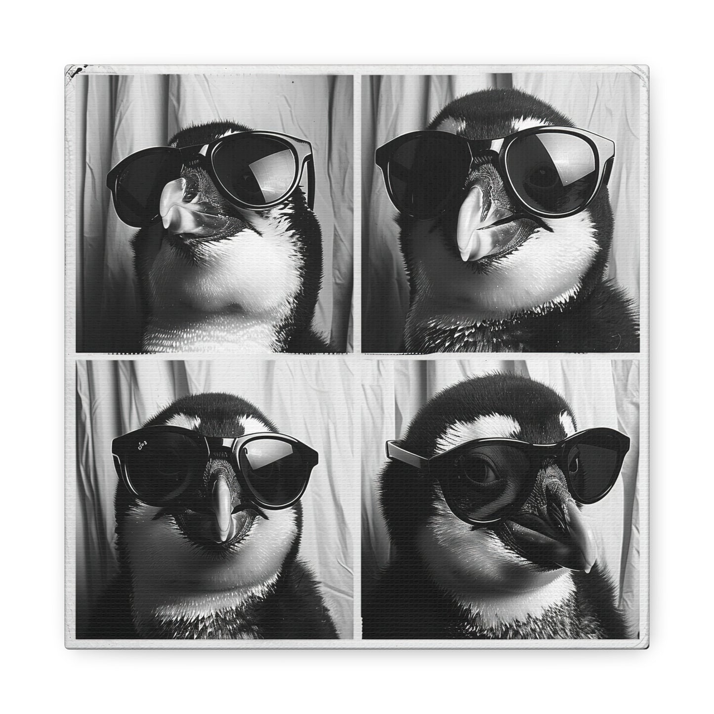 Penguen Photo Booth Canvas