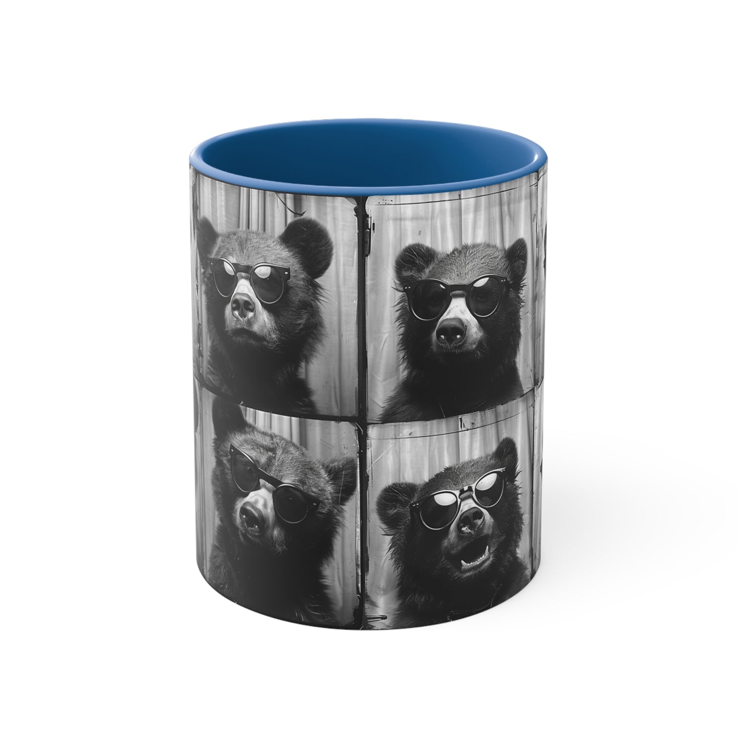 Bear Photo Booth Accent Coffee Mug, 11oz
