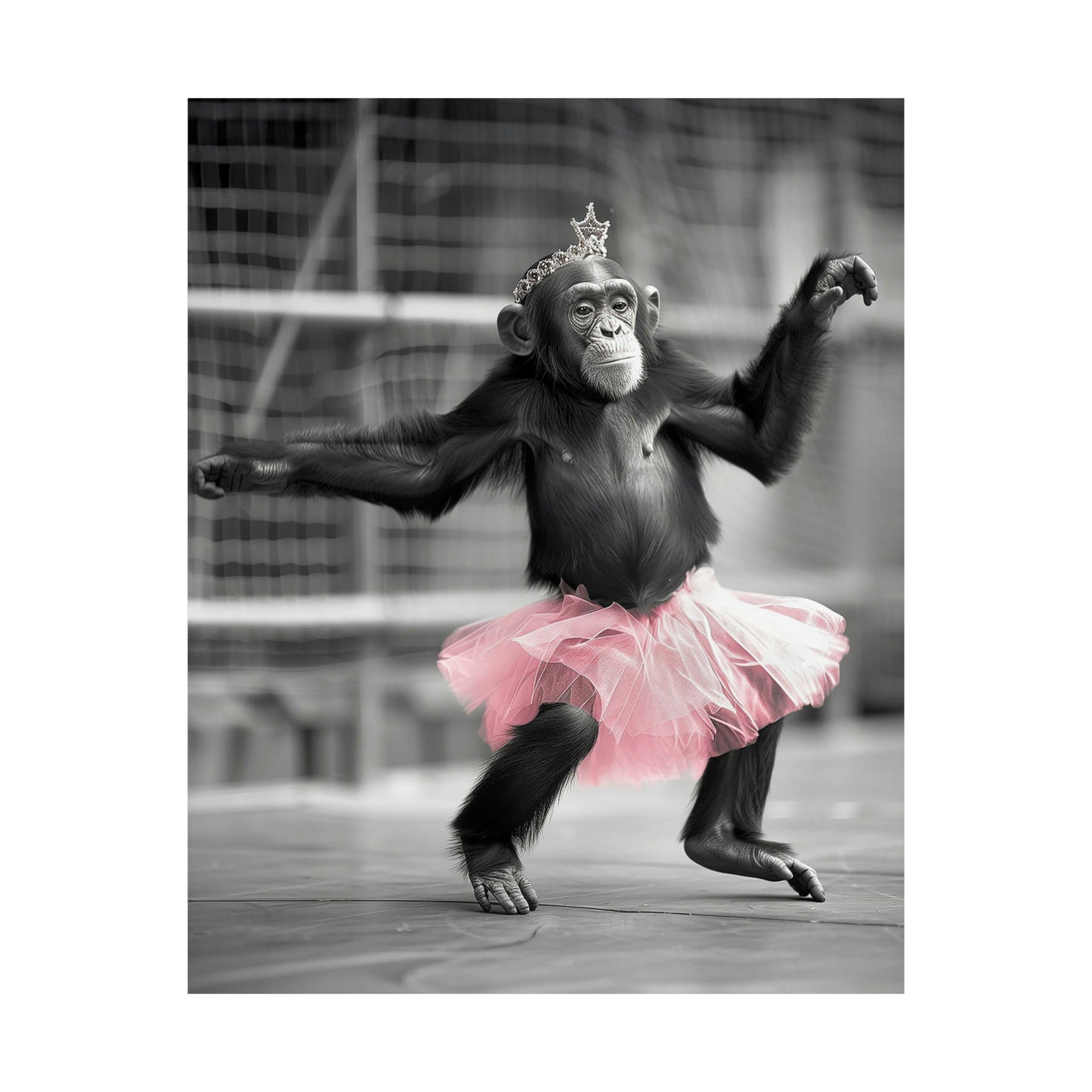 Monkey Tutu, Monkey Wall Art
