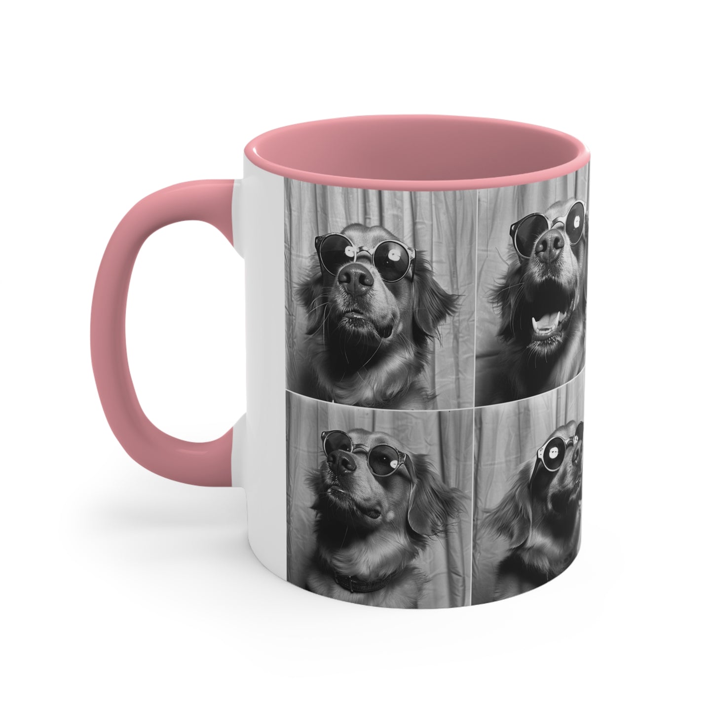 Golden Retriever Photo Booth Accent Coffee Mug, 11oz