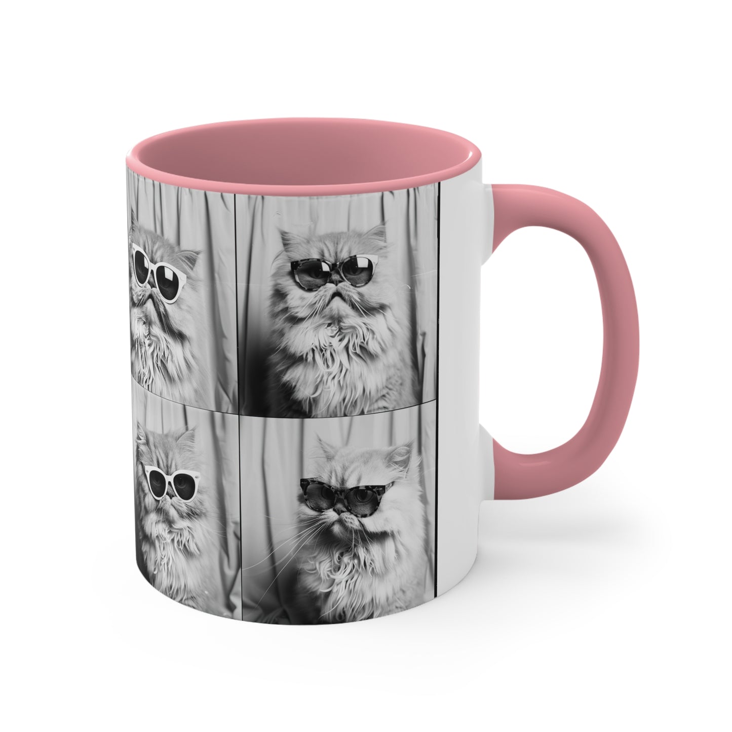 Persian Cat Photo Booth Accent Coffee Mug, 11oz