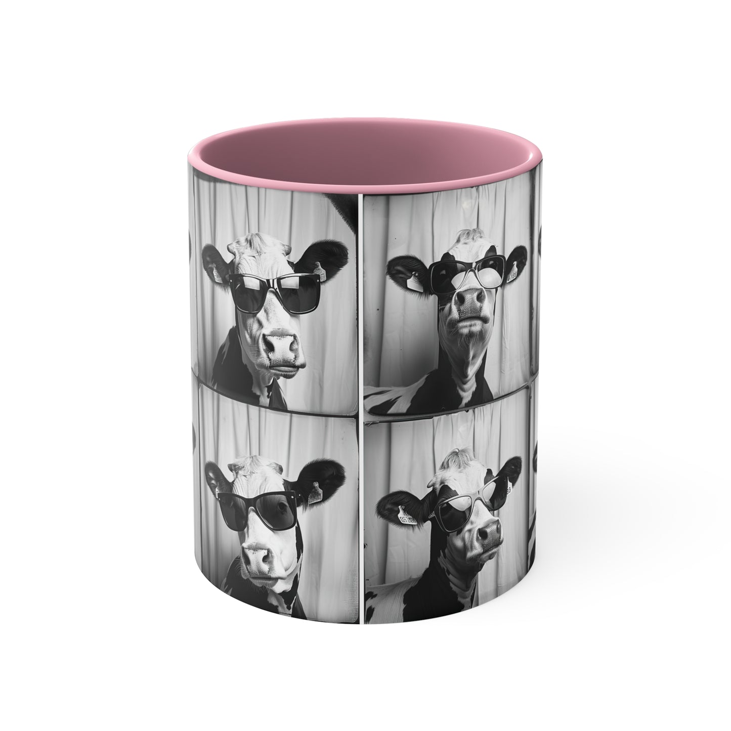 Cow Photo Booth Accent Coffee Mug, 11oz