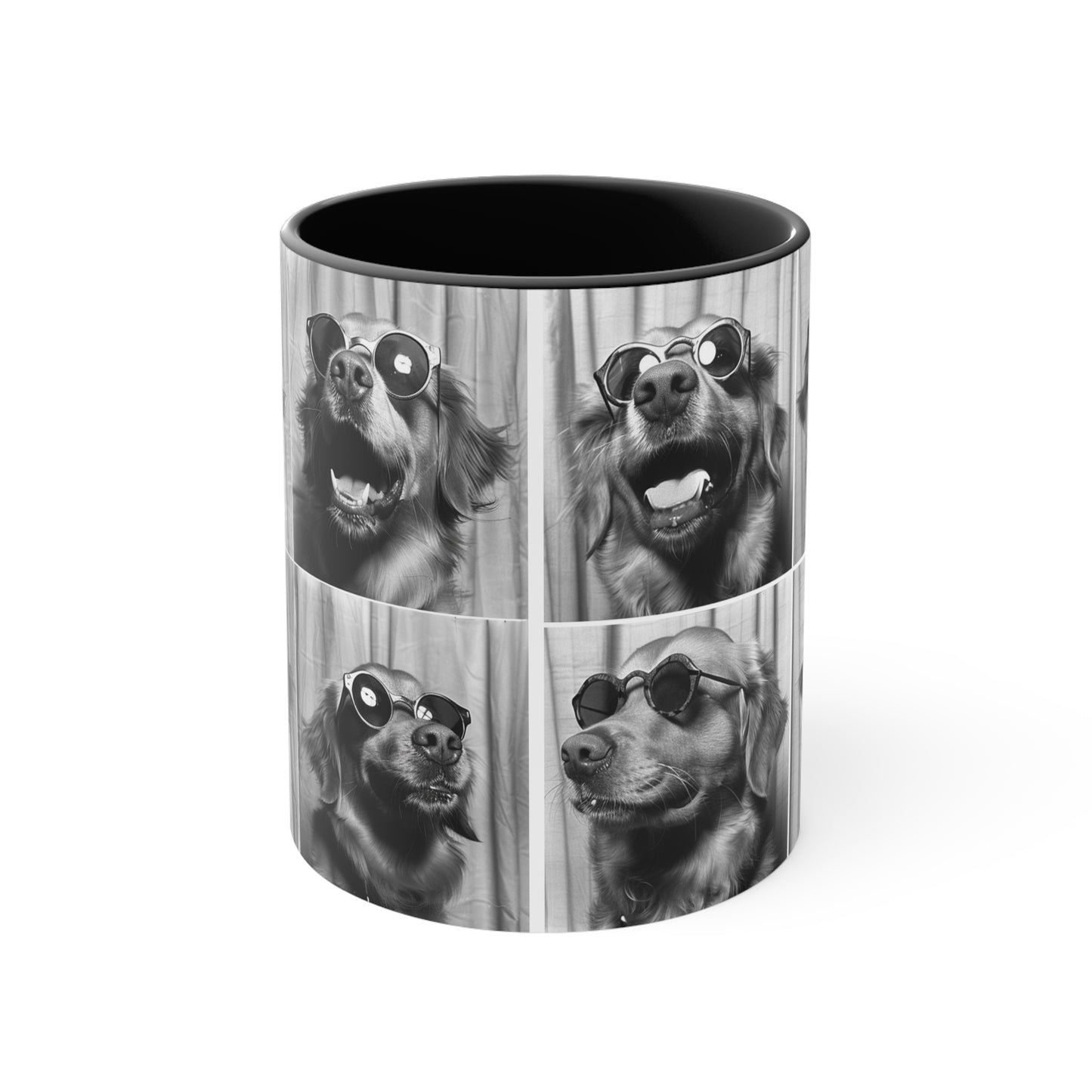 Golden Retriever Photo Booth Accent Coffee Mug, 11oz