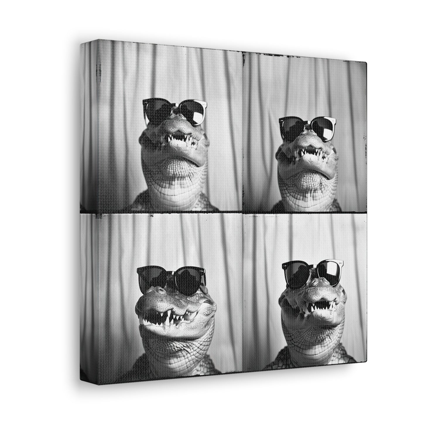 Crocodile Photo Booth Canvas