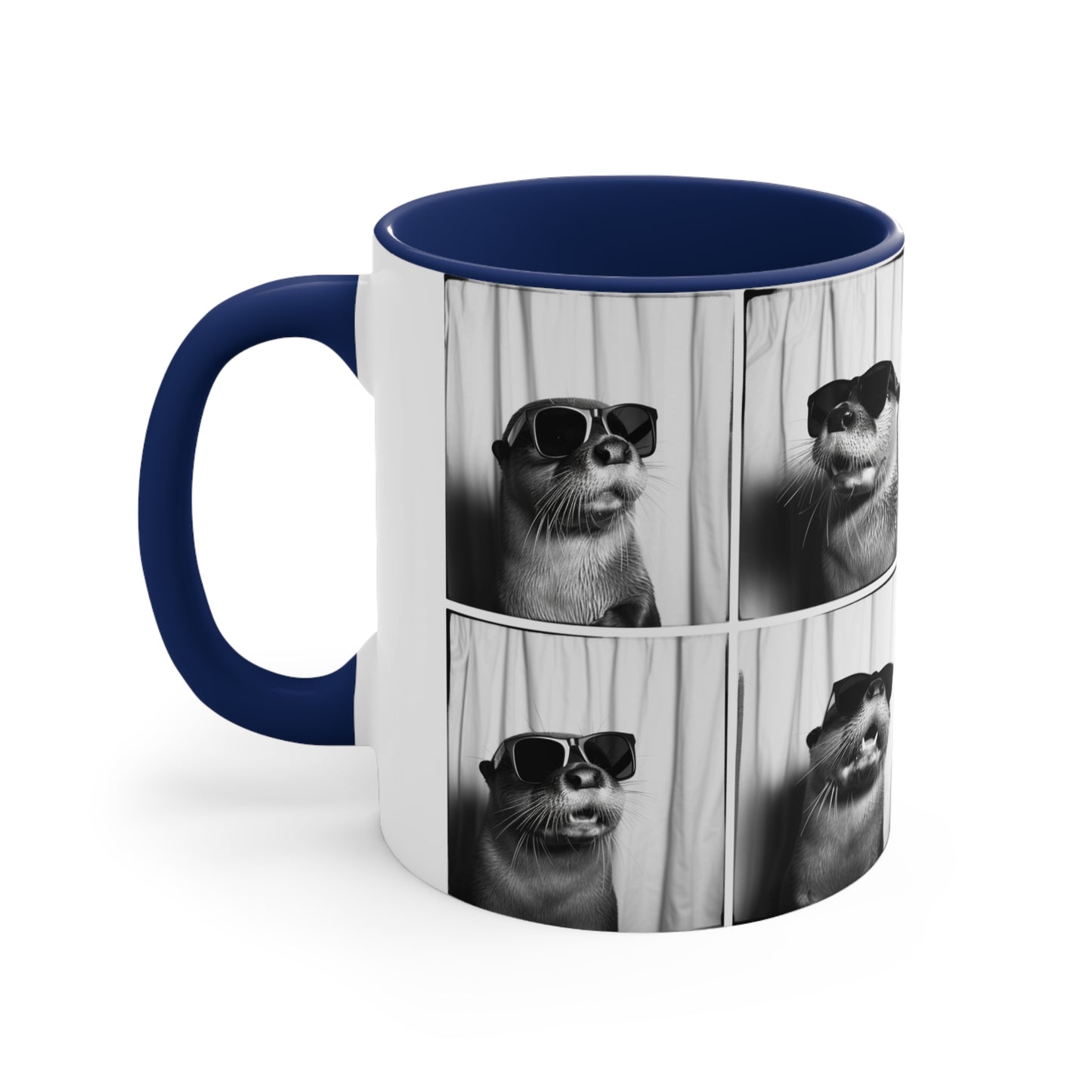 Otter Photo Booth Accent Coffee Mug, 11oz