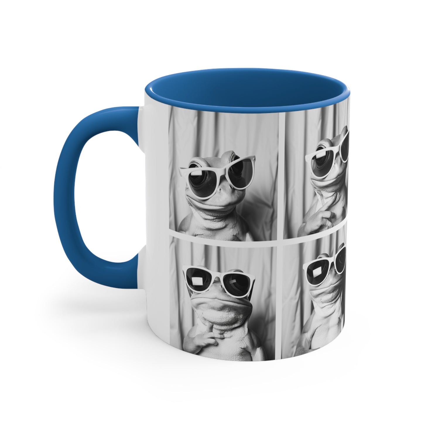 Frog Photo Booth Accent Coffee Mug, 11oz