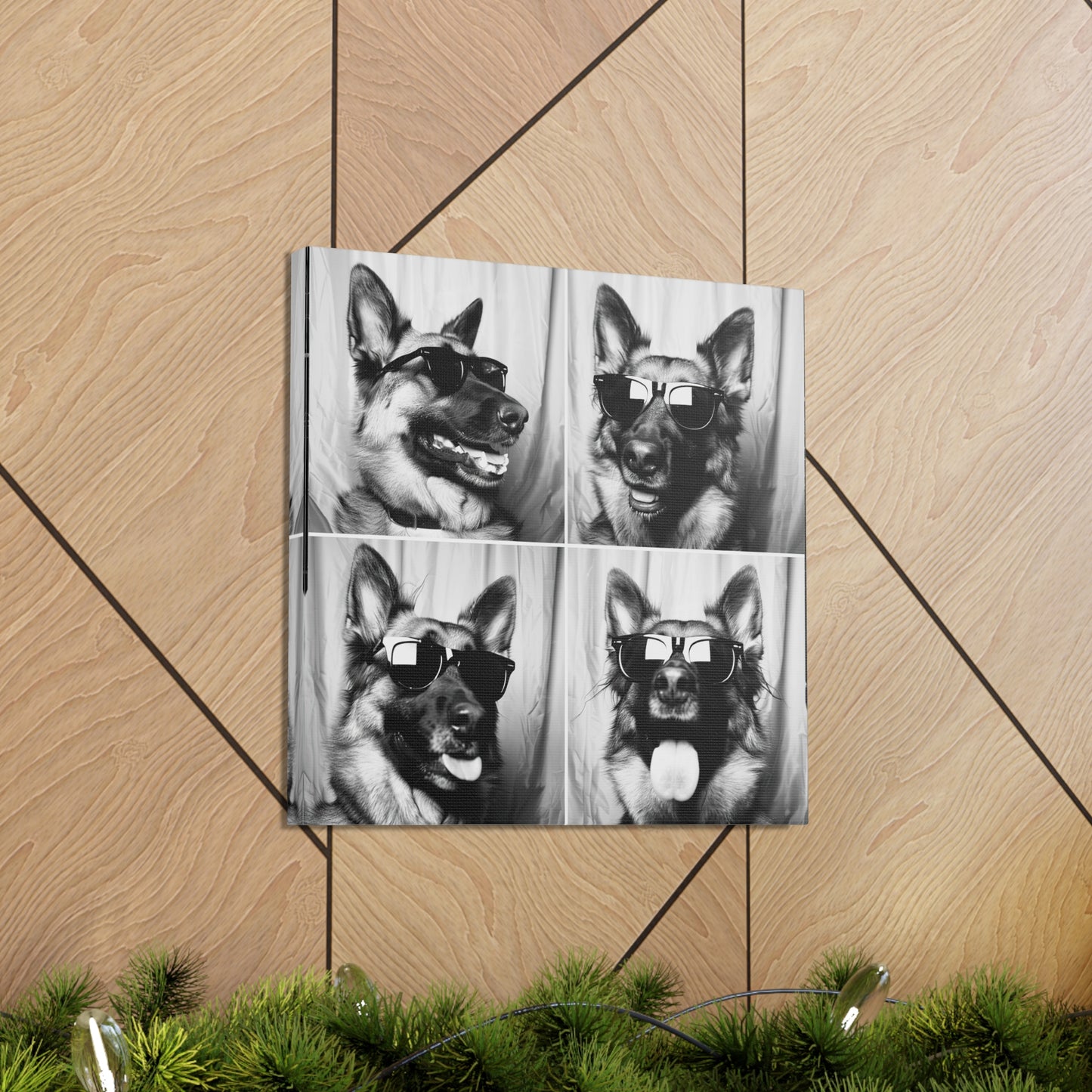 German Shephard Photo Booth Canvas