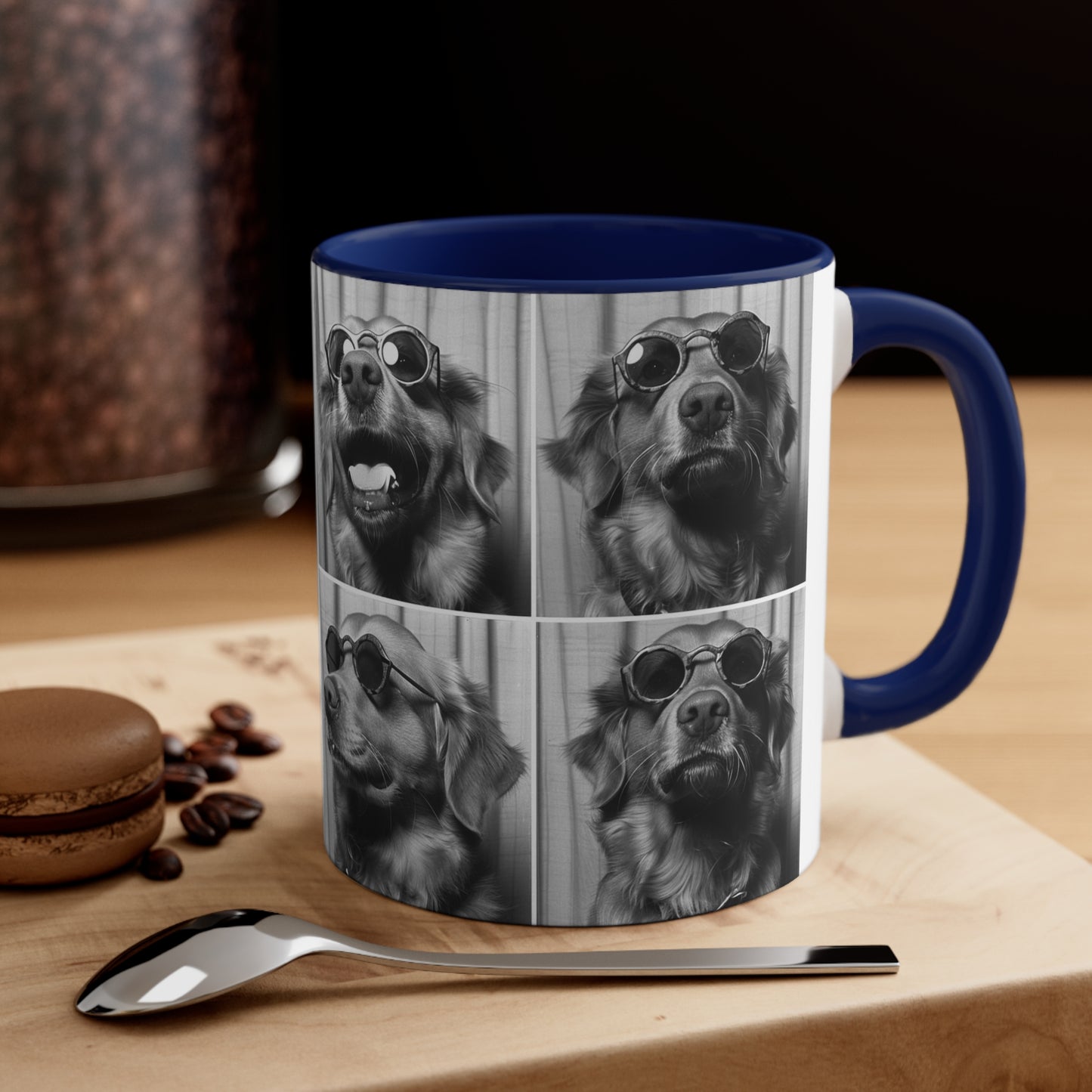 Golden Retriever Photo Booth Accent Coffee Mug, 11oz