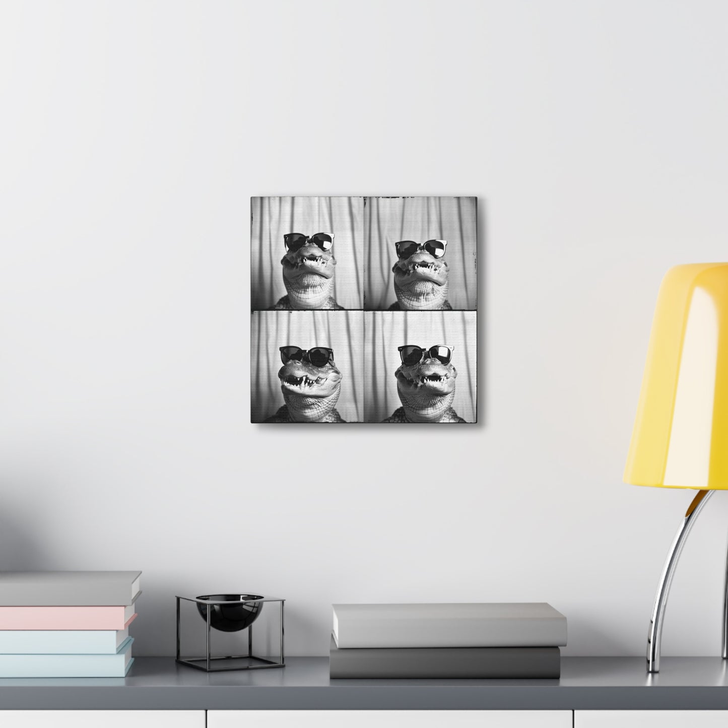 Crocodile Photo Booth Canvas