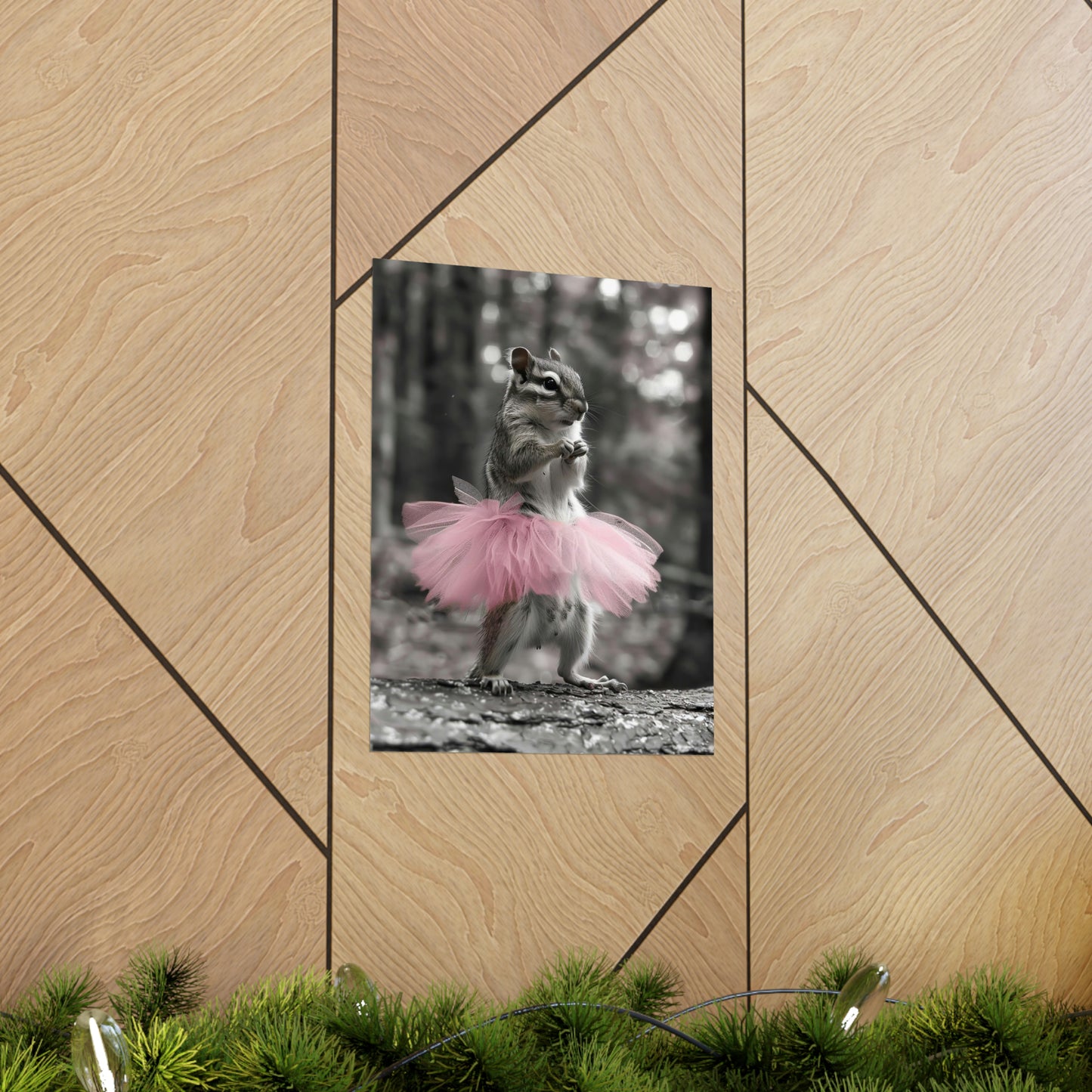 Chipmunk Tutu, Chipmunk Wall Art