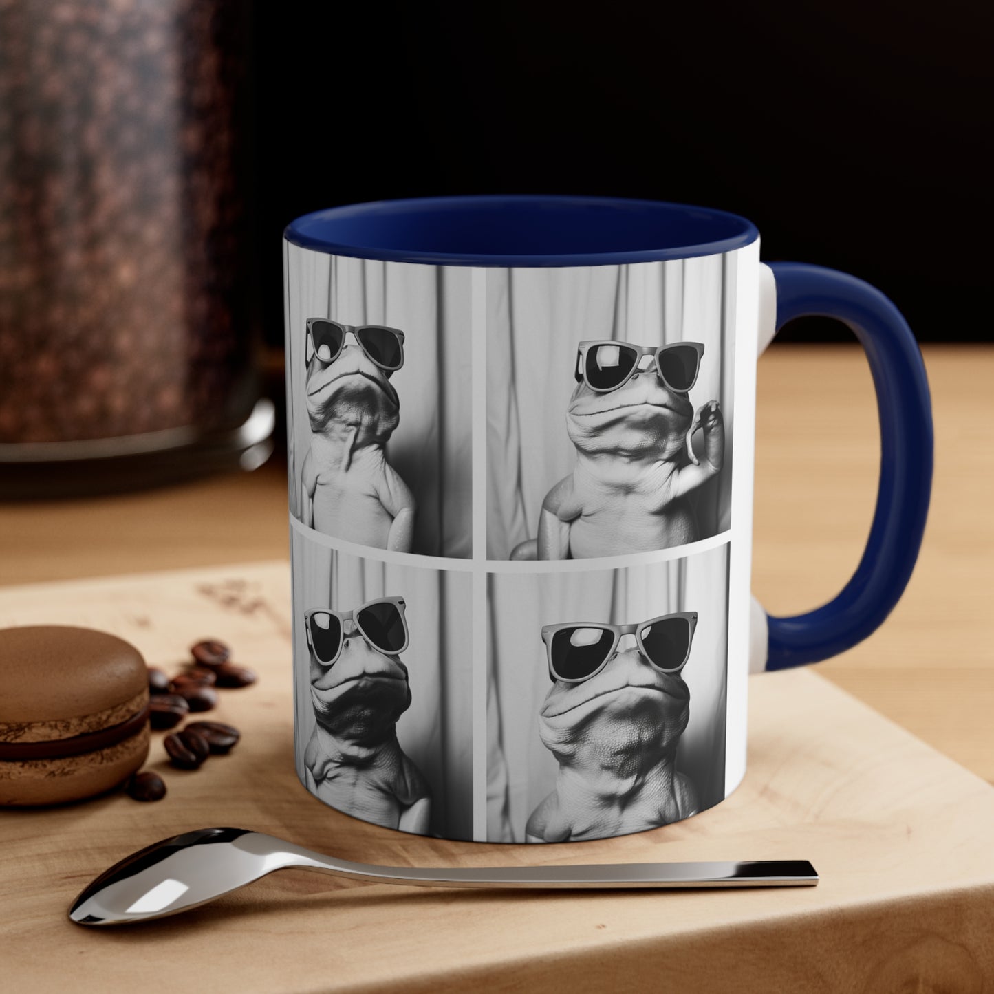 Frog Photo Booth Accent Coffee Mug, 11oz