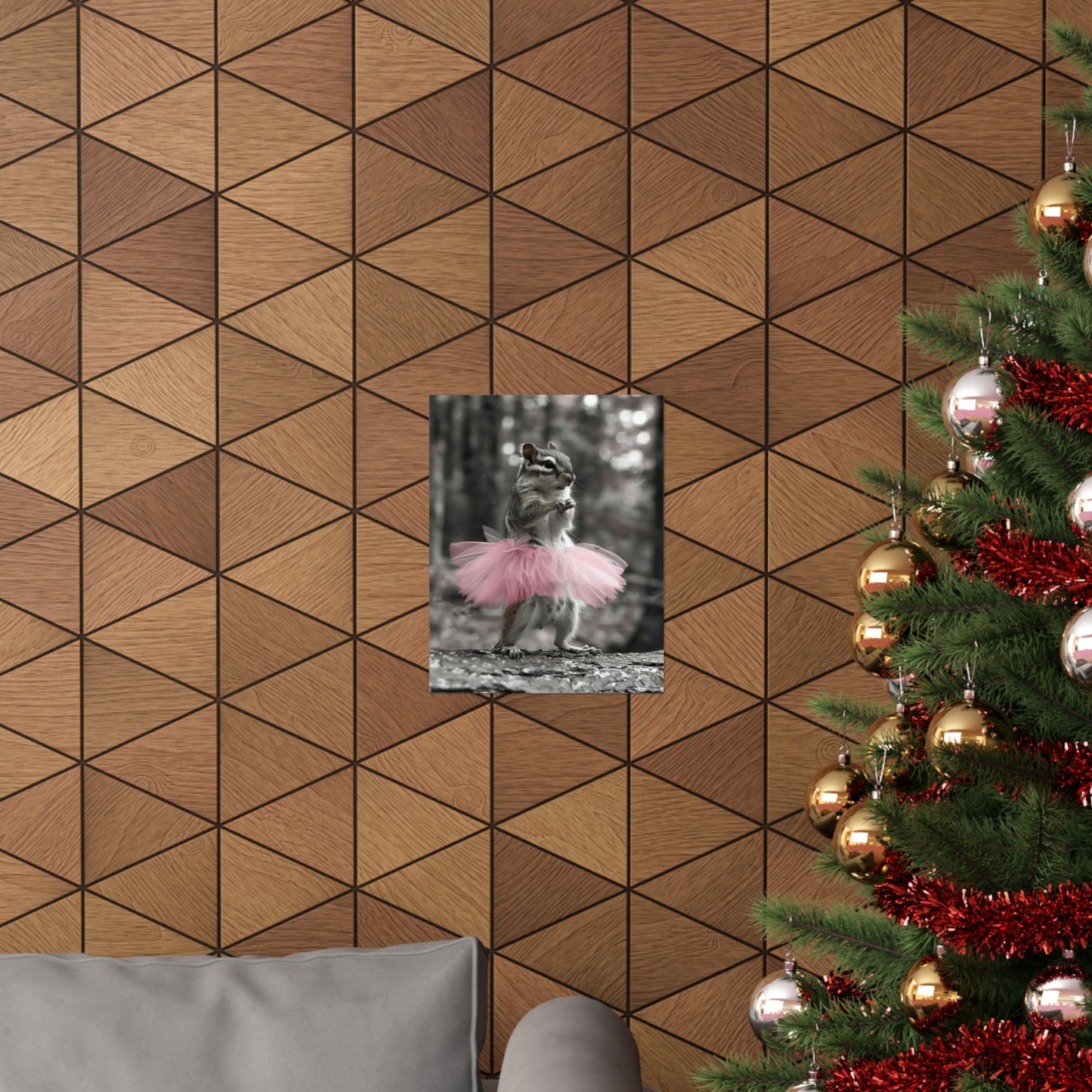 Chipmunk Tutu, Chipmunk Wall Art