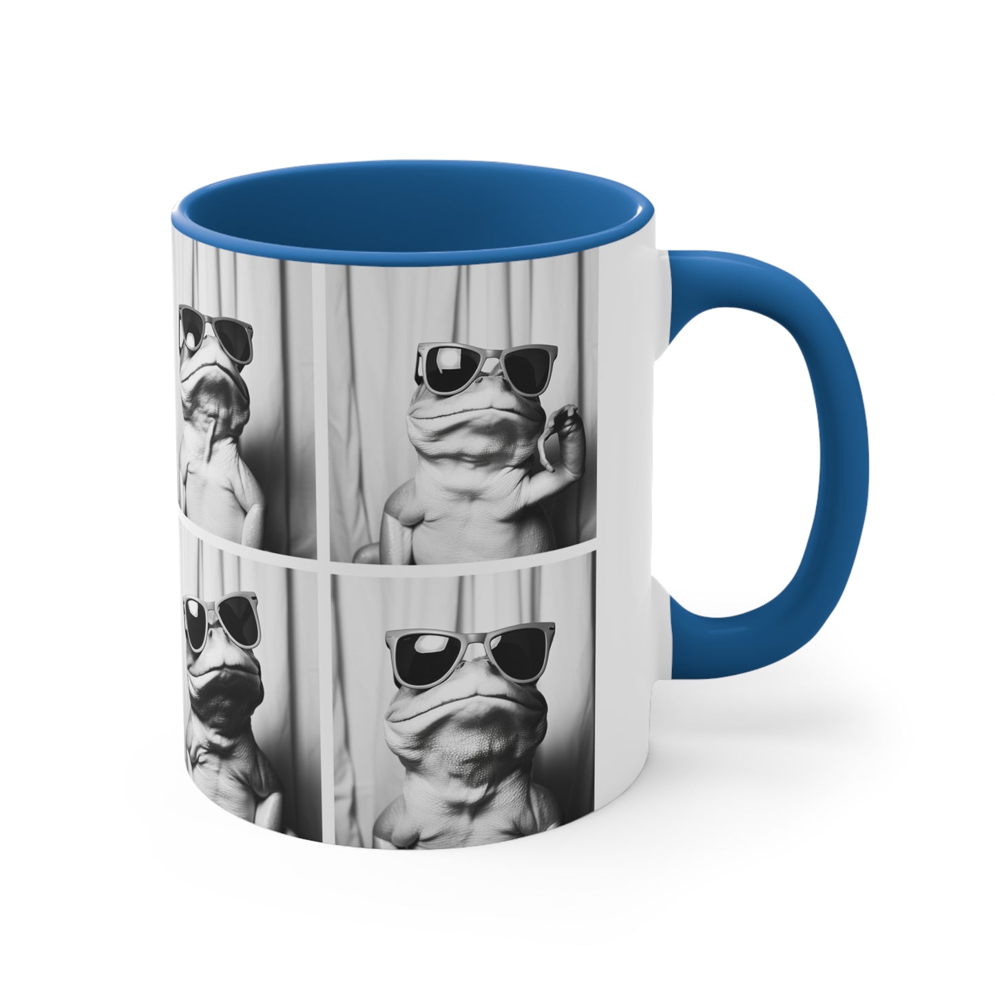 Frog Photo Booth Accent Coffee Mug, 11oz