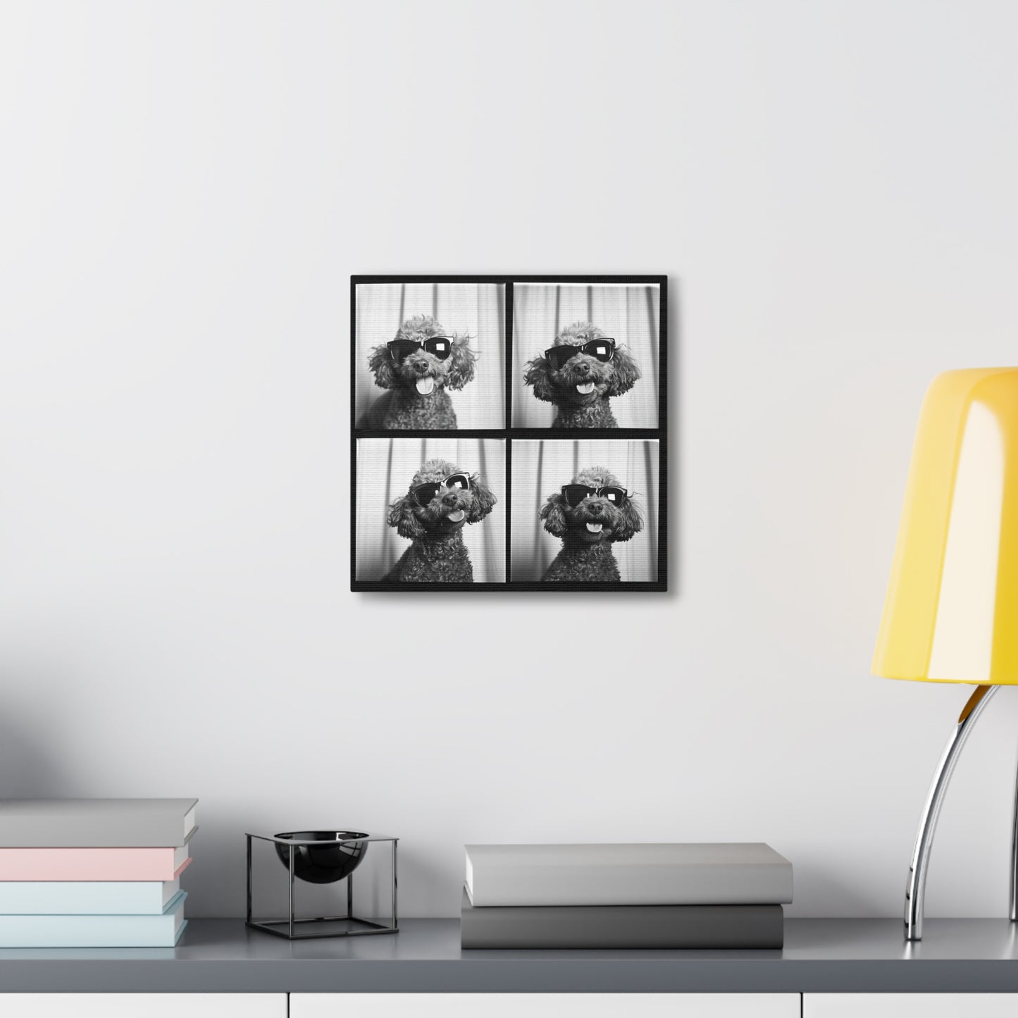 Poodle Photo Booth Canvas