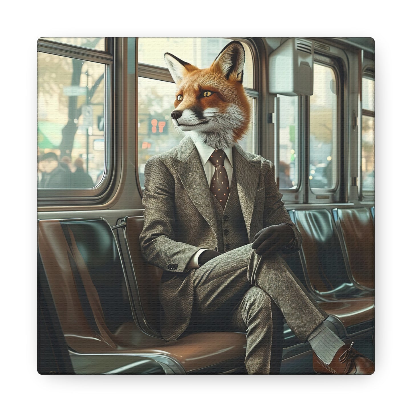 Fox Subway Canvas