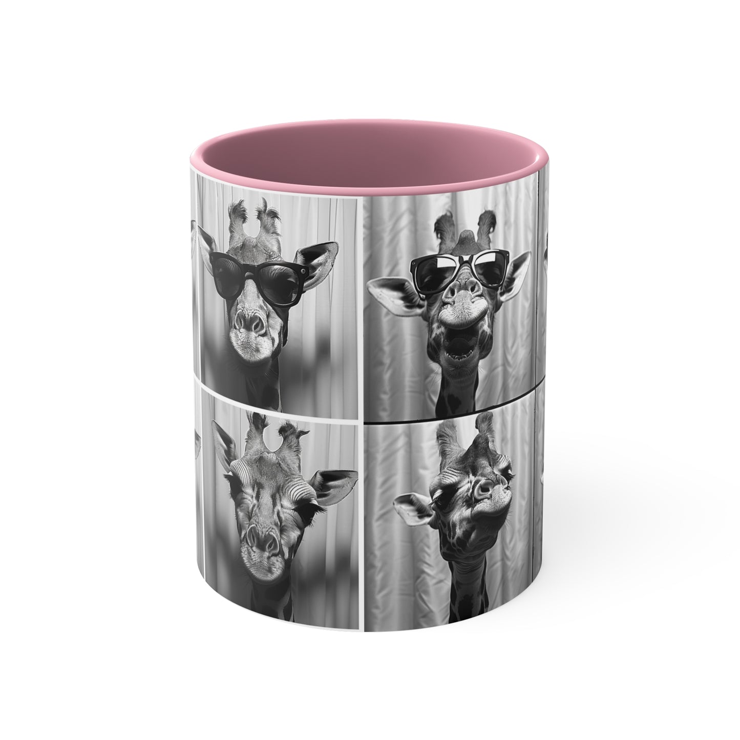 Giraffe Photo Booth Accent Coffee Mug, 11oz