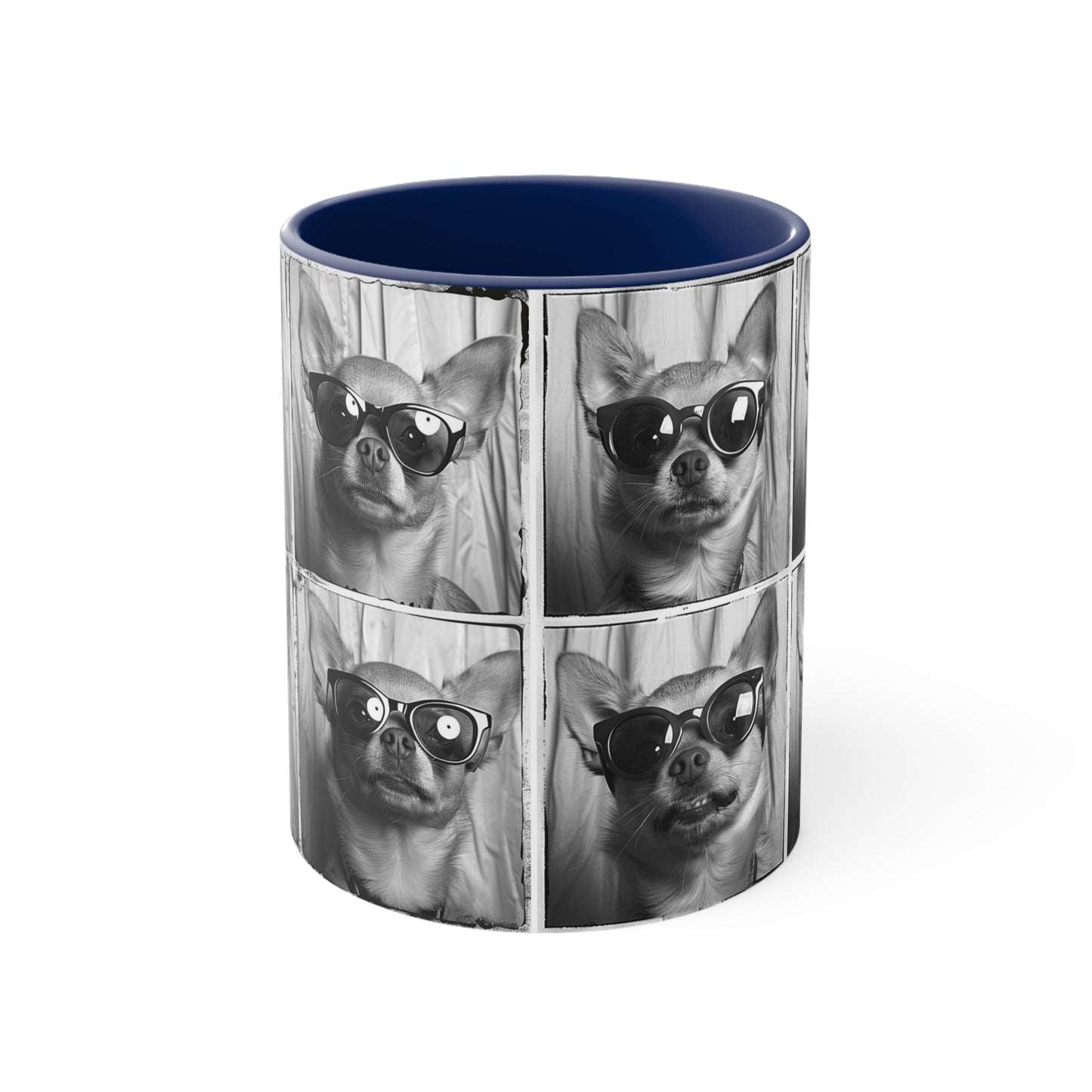 Chihuahua Photo Booth Accent Coffee Mug, 11oz