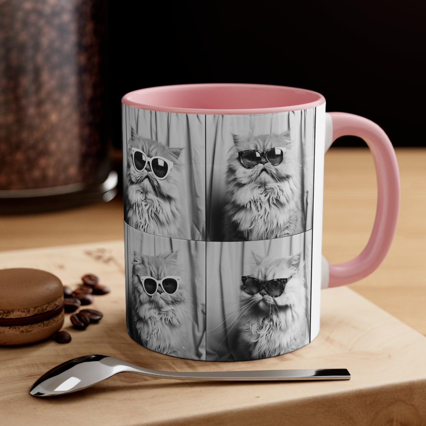 Persian Cat Photo Booth Accent Coffee Mug, 11oz
