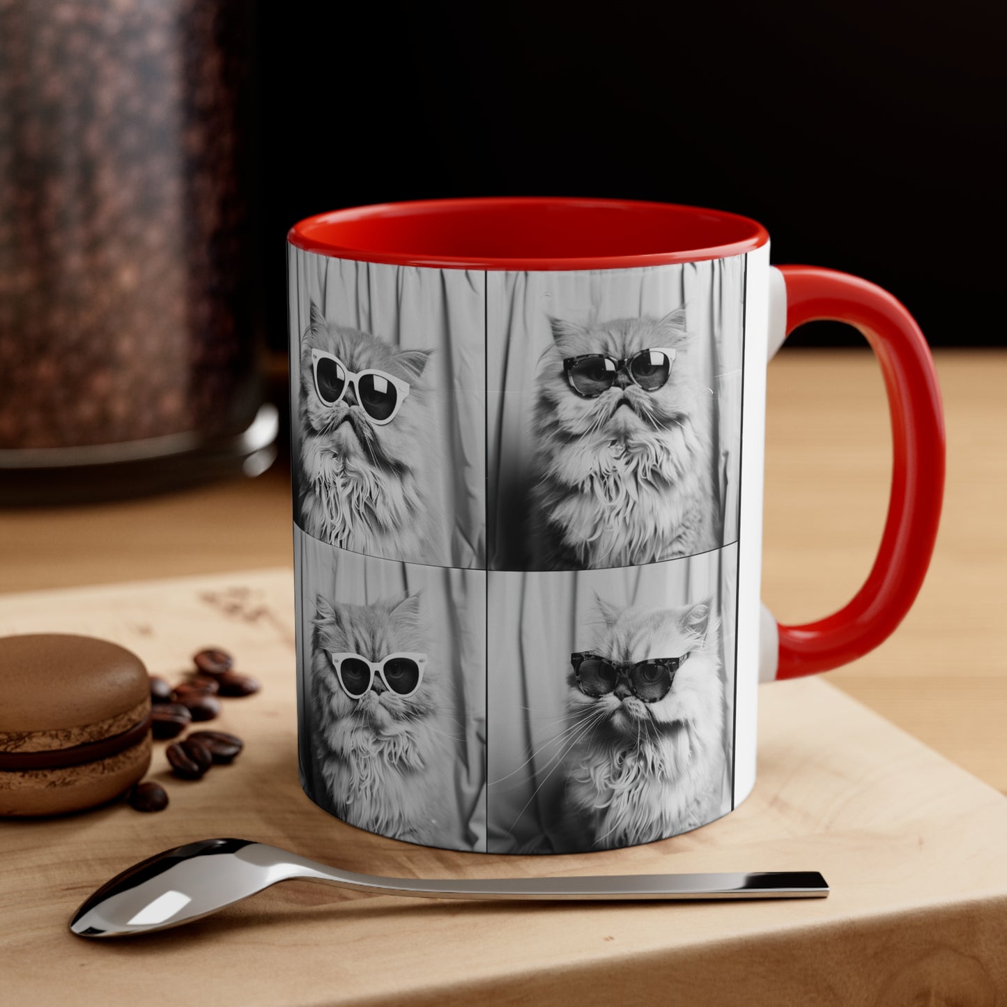 Persian Cat Photo Booth Accent Coffee Mug, 11oz