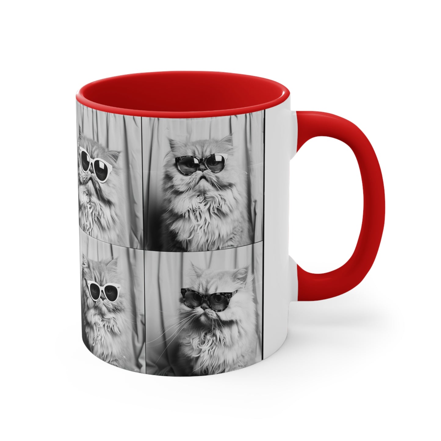 Persian Cat Photo Booth Accent Coffee Mug, 11oz