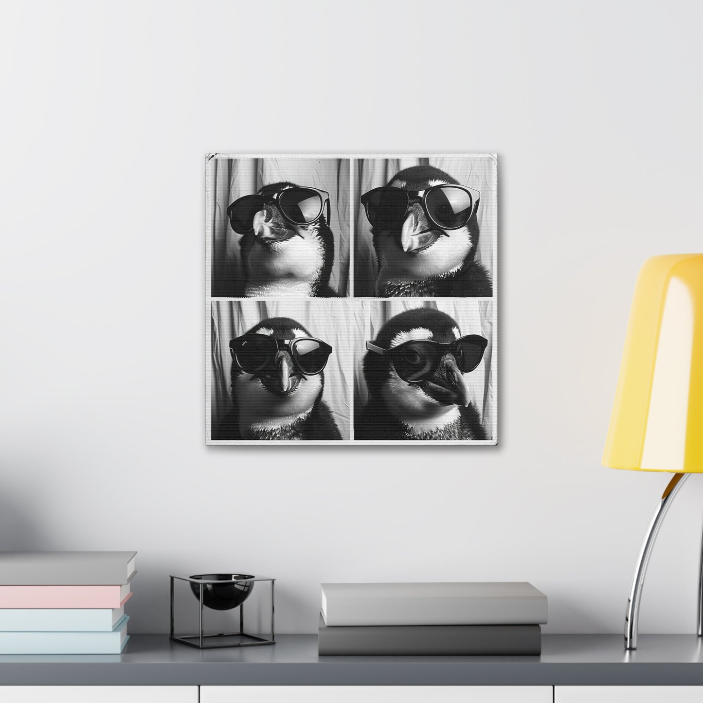 Penguen Photo Booth Canvas