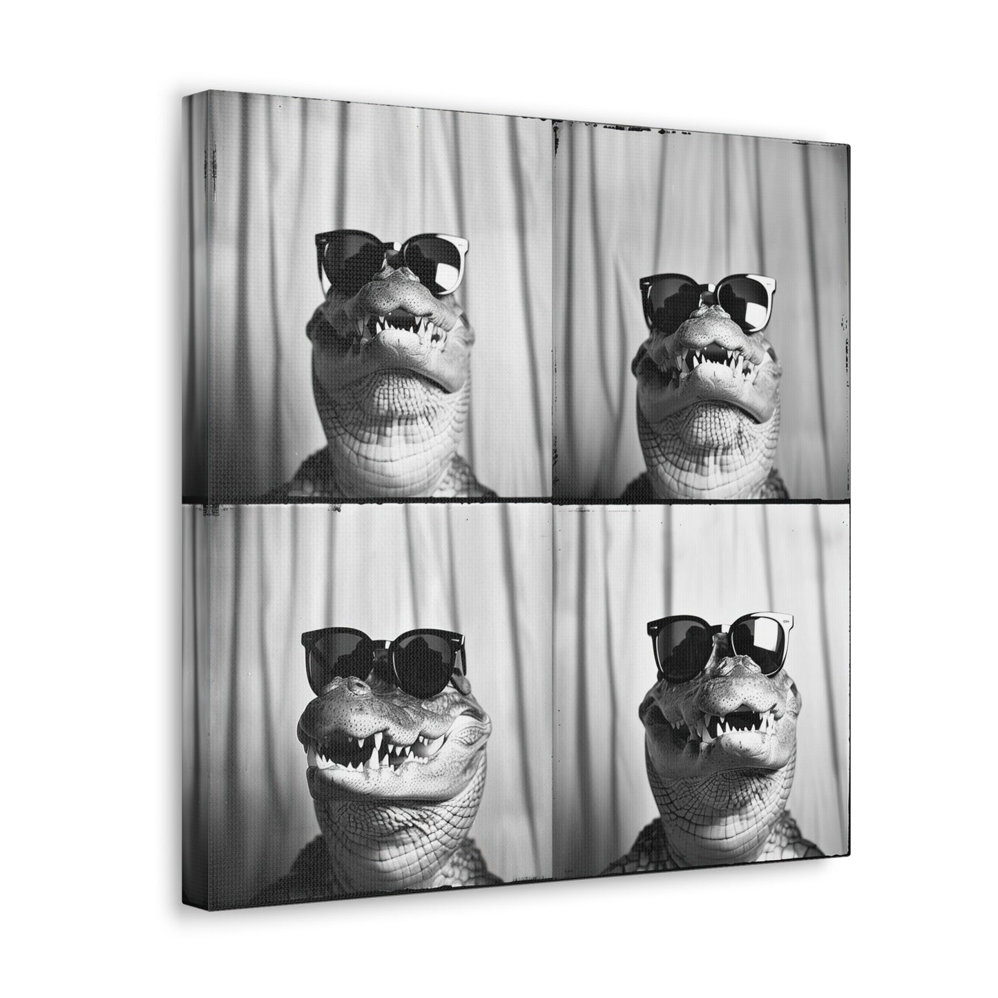 Crocodile Photo Booth Canvas