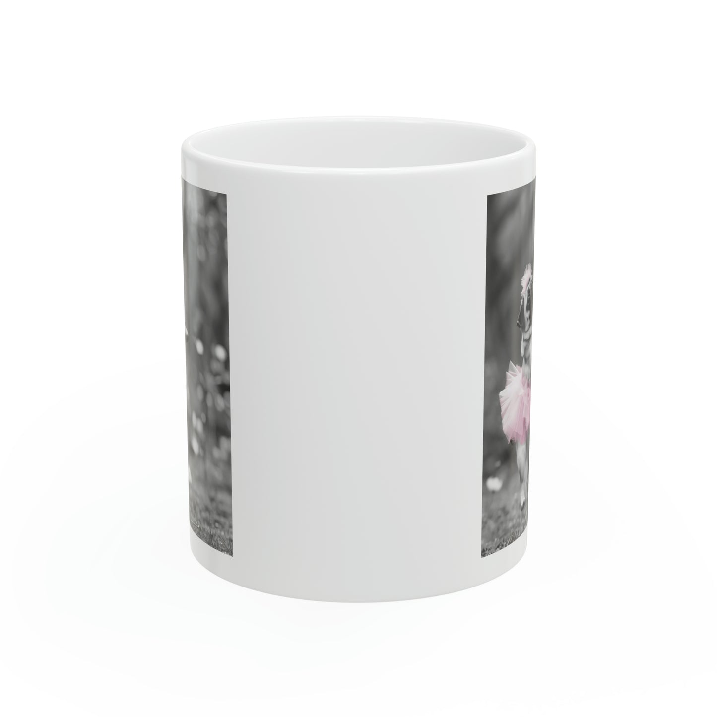 Pug Tutu Ceramic Mug, 11oz